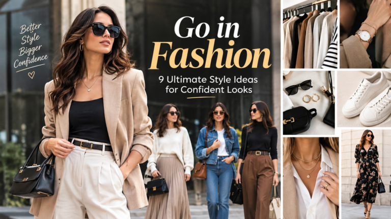 Go in fashion style ideas for confident modern looks