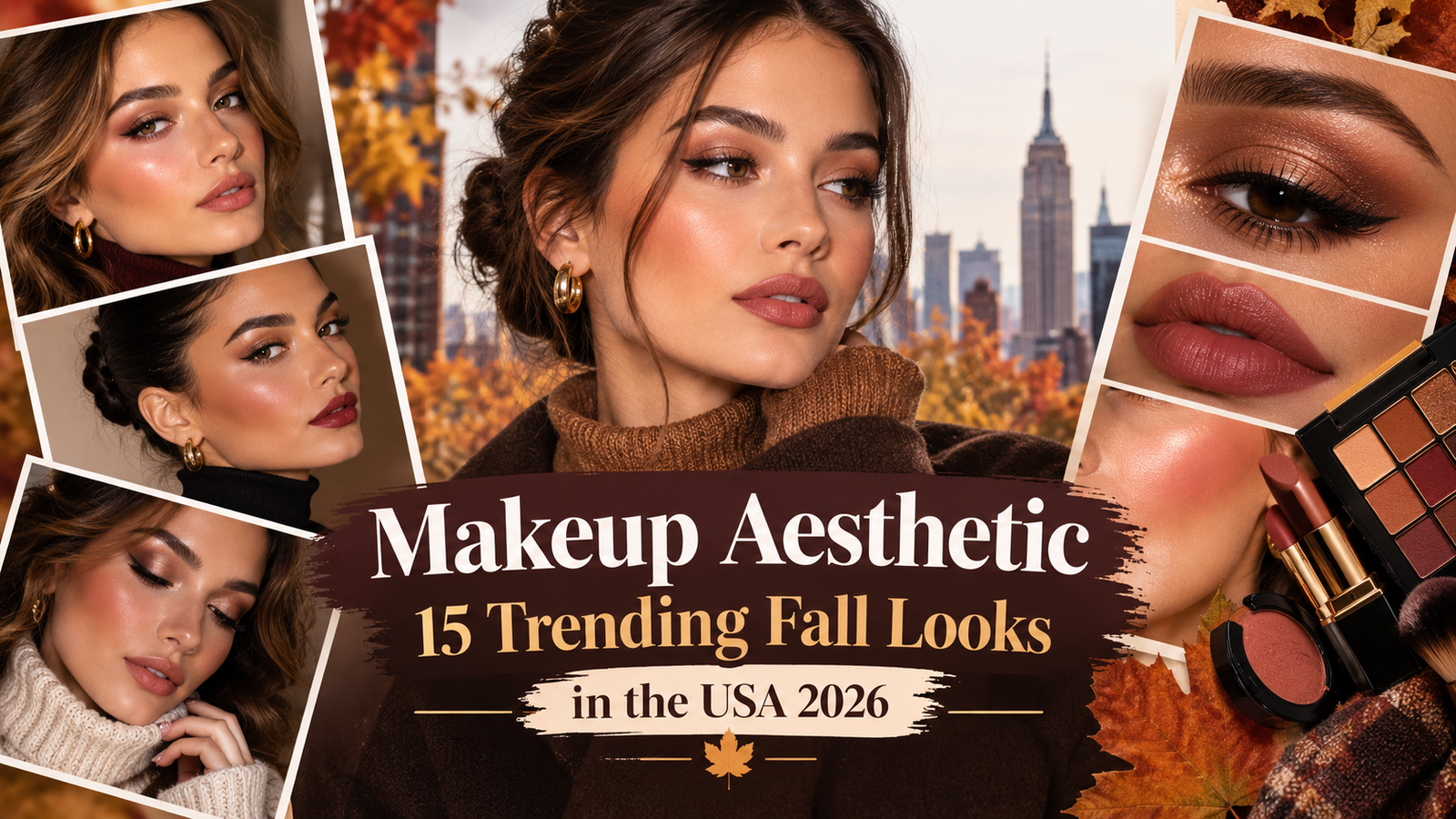 Makeup Aesthetic: 15 Trending Fall Looks in the USA 2026