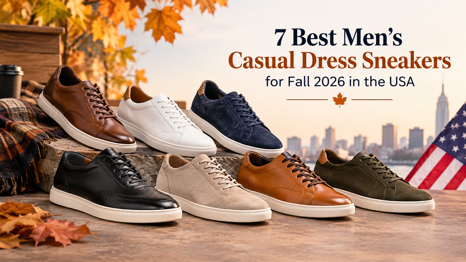 7 Best Men’s Casual Dress Sneakers for Fall 2026 in the USA