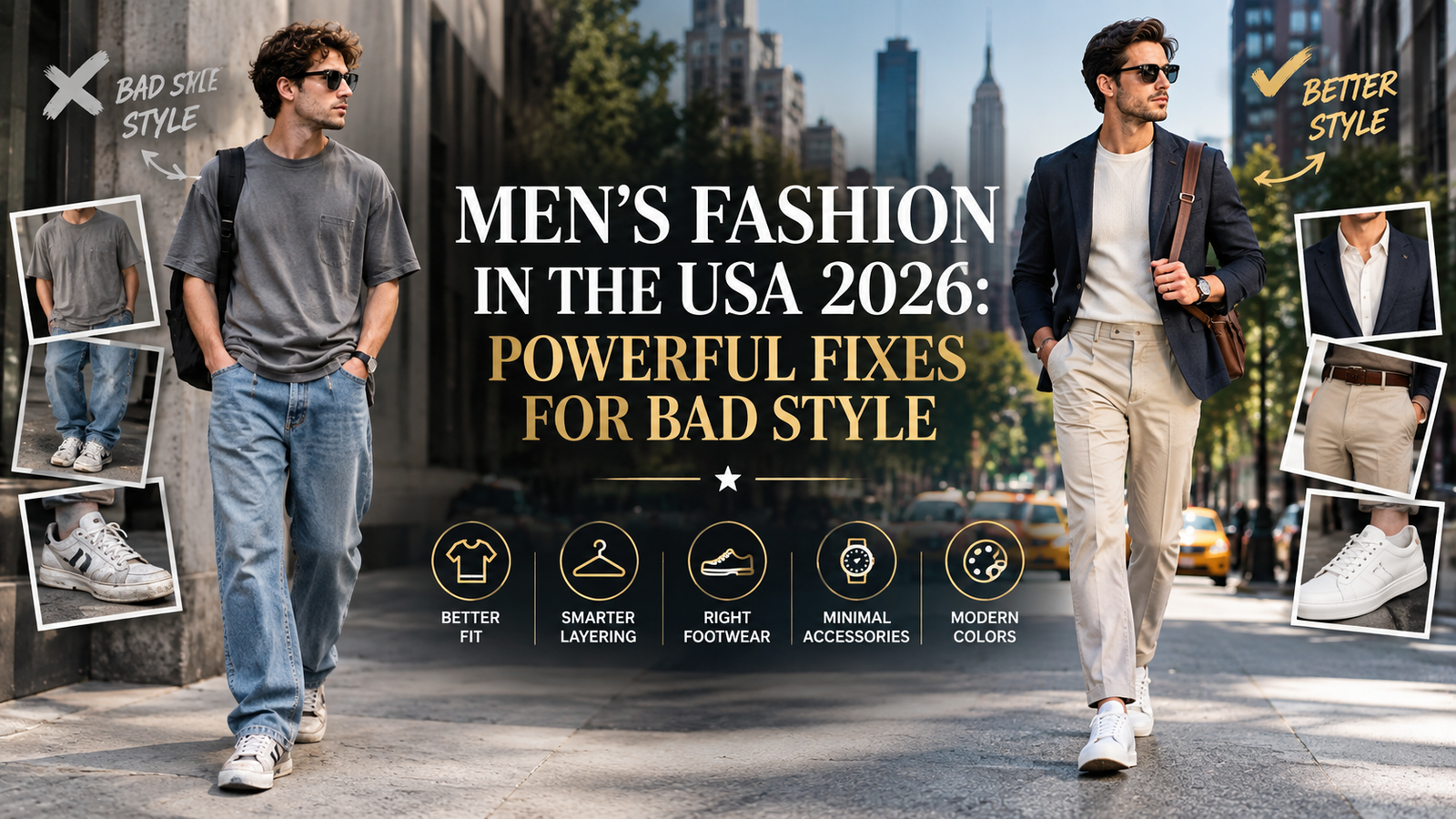 mens fashion style in the USA for 2026