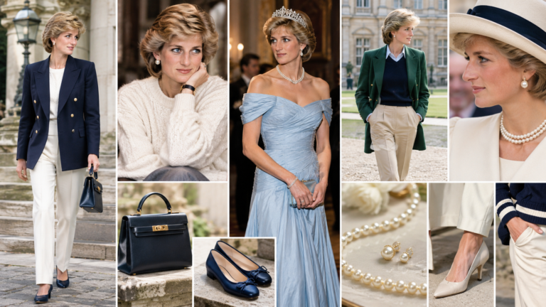 Princess Diana style fashion evolution and iconic outfits