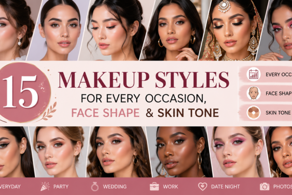 15 Makeup Styles for Every Occasion, Face Shape & Skin Tone