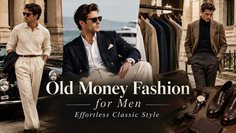 Old Money Fashion for Men: Effortless Classic Style