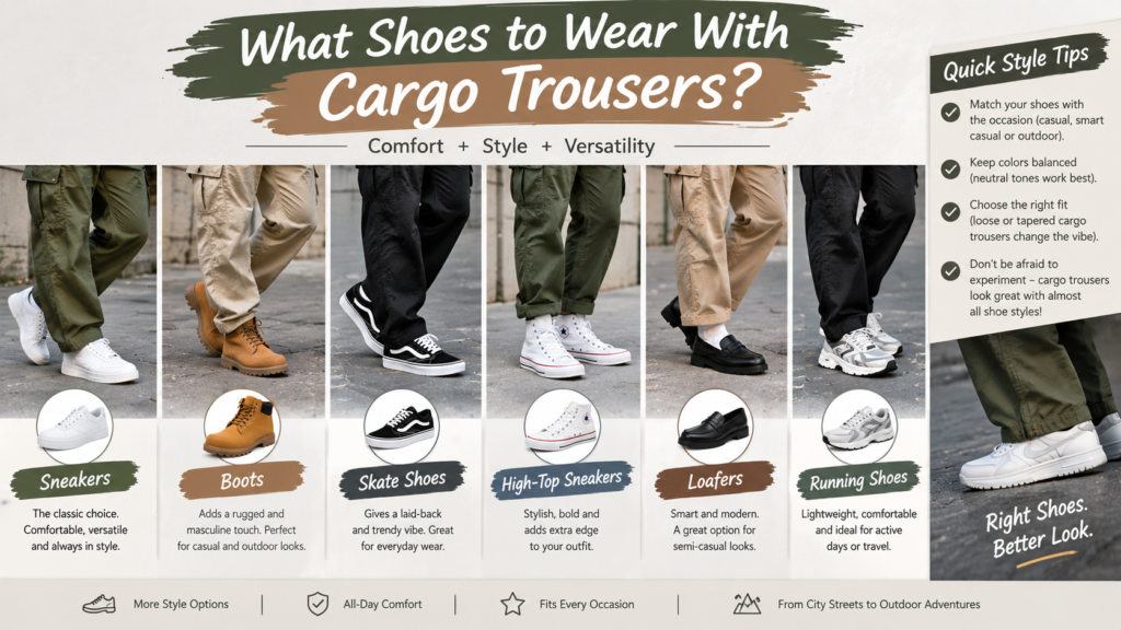 What Shoes to Wear With Cargo Trousers
