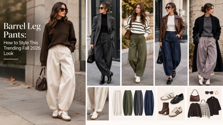 Barrel Leg Pants: Fall 2026 Style Guide