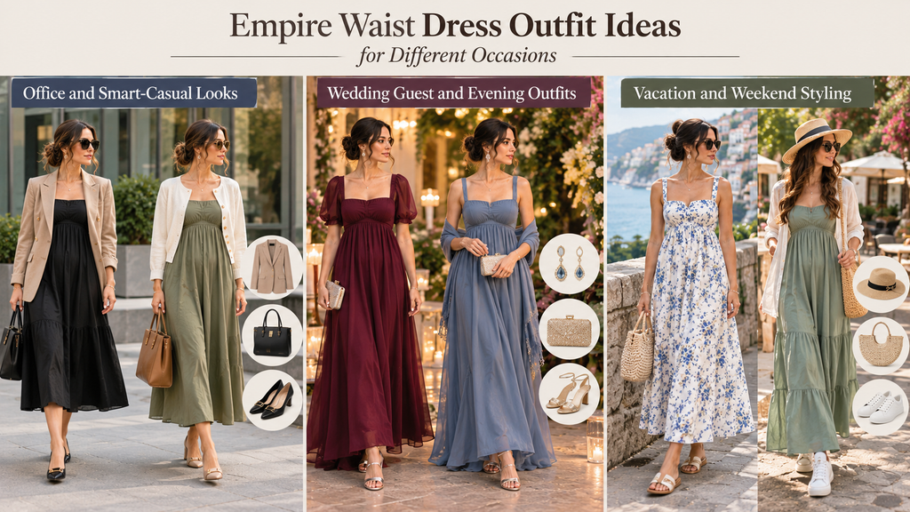 Empire Waist Dress Outfit Ideas for Different Occasions