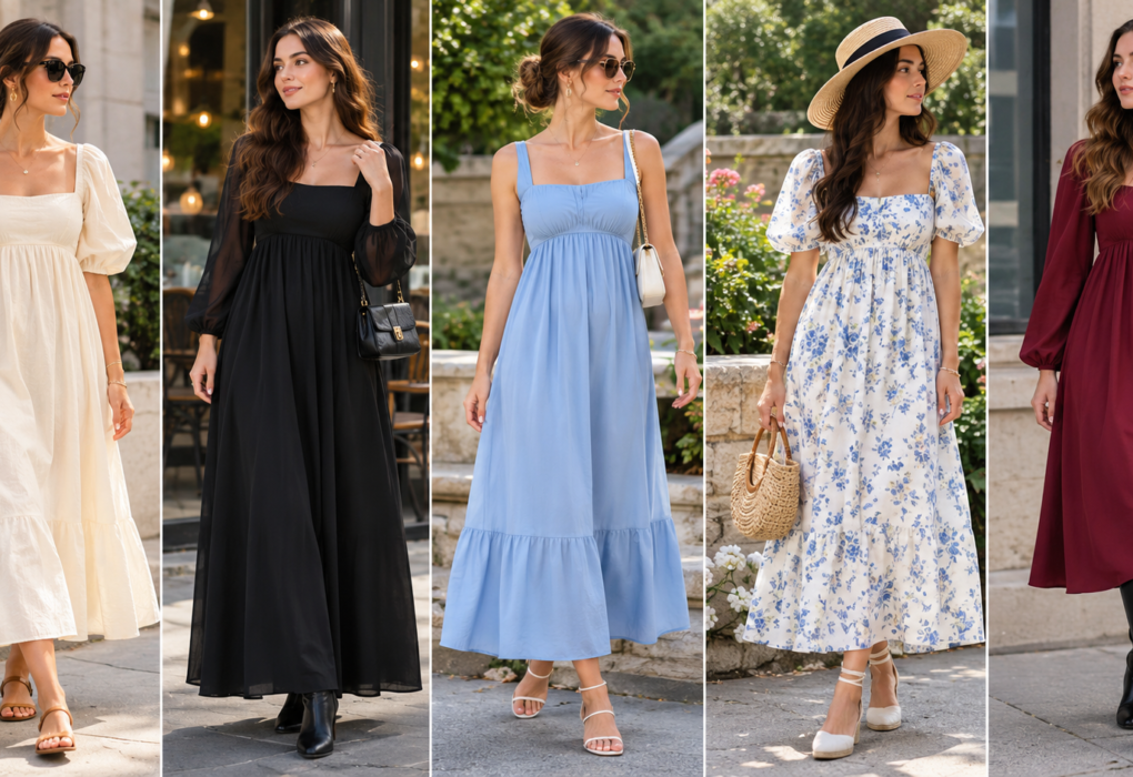 Empire Waist Dresses: How to Style This Flattering Trend in 2026