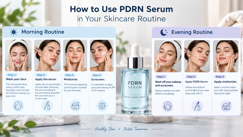 PDRN Serum in Your Skincare Routine