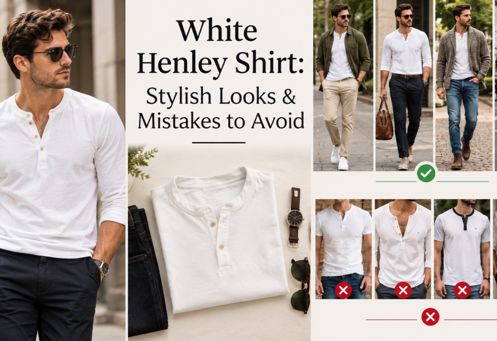 White Henley Shirt: Stylish Looks & Mistakes to Avoid