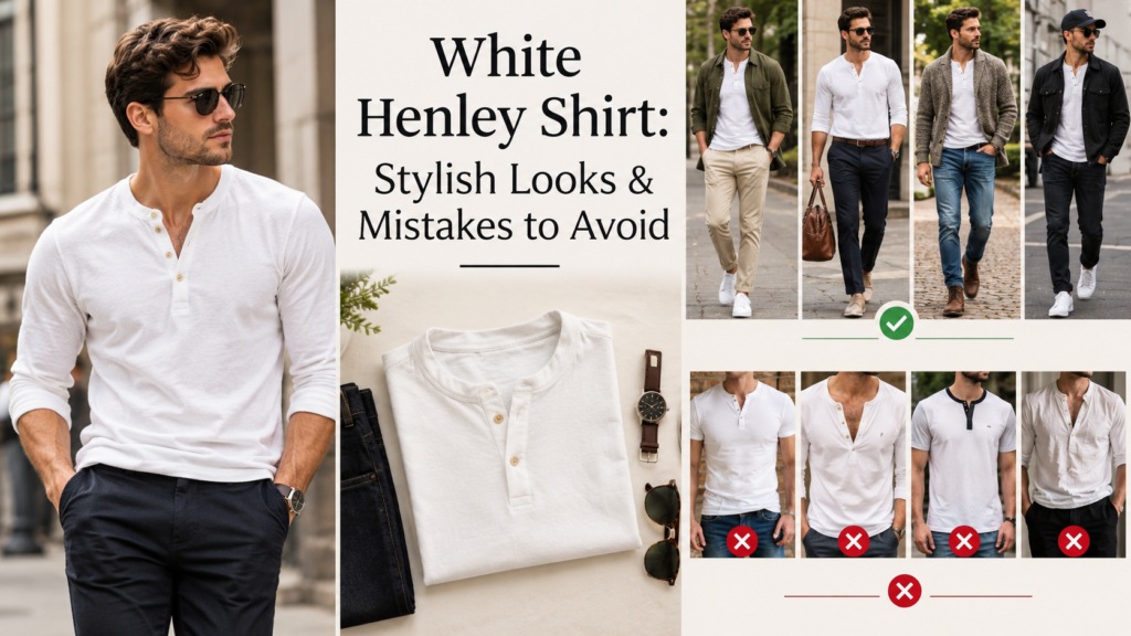 White Henley Shirt: Stylish Looks & Mistakes to Avoid
