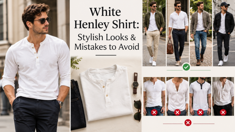 White Henley Shirt: Stylish Looks & Mistakes to Avoid
